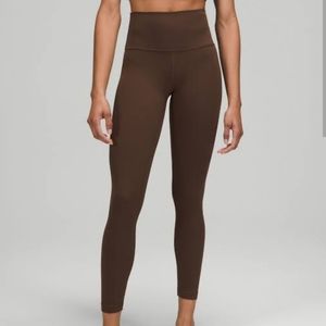NWT lululemon align leggings java 28in